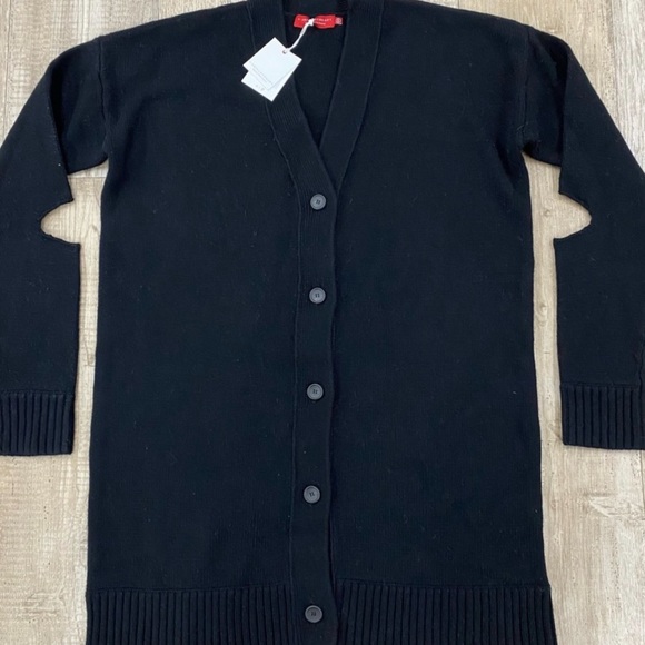 Closeout!▪️N: Philanthropy Bryant Cut Out Oversized Cardigan - Picture 3 of 9